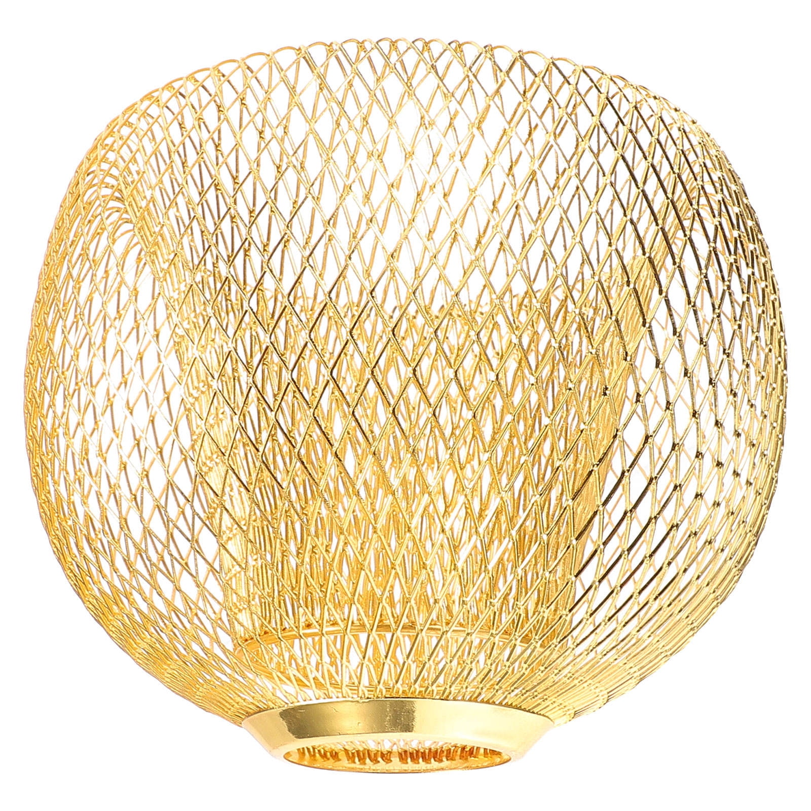 HEMOTON Pendant Lamp Shade Household Metal Hanging Light Lampshade Mesh — free download