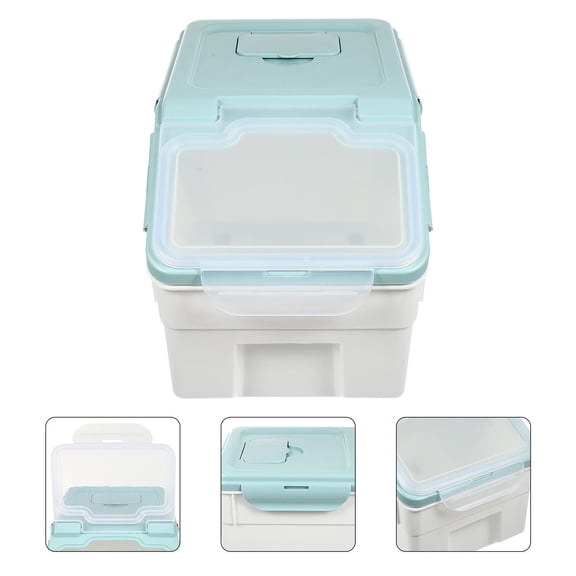 HEMOTON Pet Food Storage Container Buckle Design, and Trustworthy Bucket for Pets