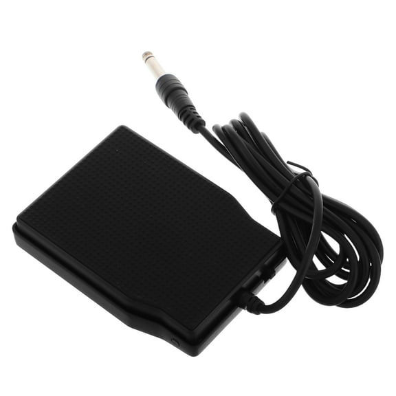 SOPOTUTU Sustain Pedal for Music Keyboards, Black Metal, Footswitch for Musicians Practice, Compatible with Most Keyboards