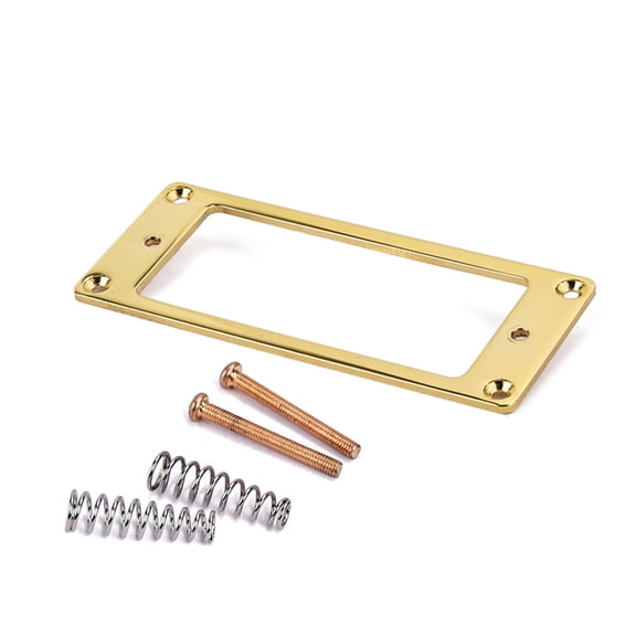 ORDDIART Golden Metal Humbucker Pickup Ring Frame for Guitars with Perfect Hole Dimensions