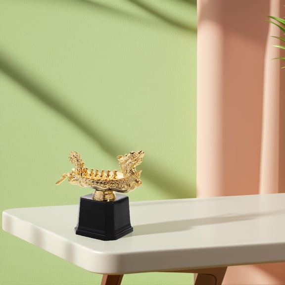 RENACLIPY Dragon Boat Style Plastic Trophy Award for Kids Parties, Special Celebrations, Sports Events, and School Competitions