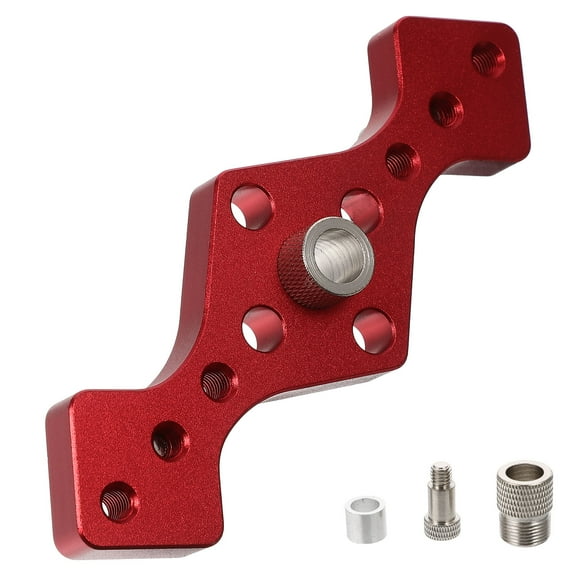 HEMOTON  Pocket Hole Jig Straight Positioner Woodworking Punch Locator Carpentry Tool