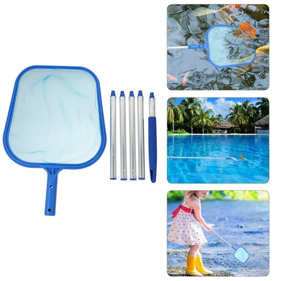 HEMOTON Pool Net Fine Mesh Strainer Netting Fishing Nets Blue