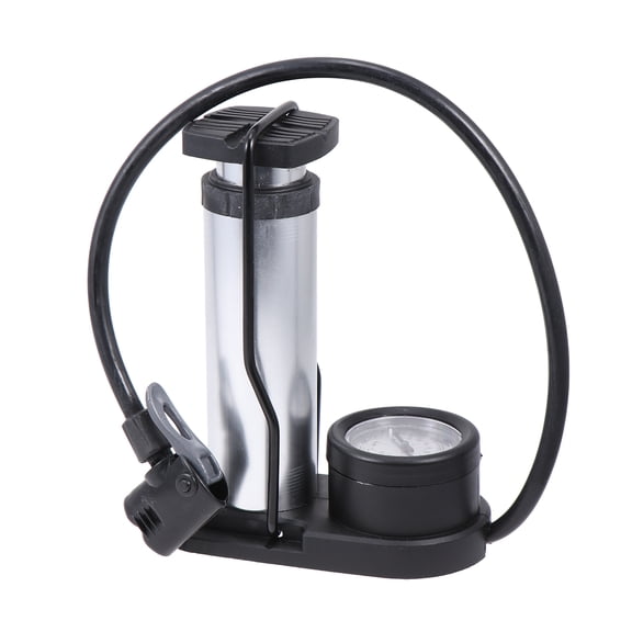 HEMOTON Portable Bike Floor Pump with Barometer High-pressure Foot Activated Inflator for Bicycles Made of