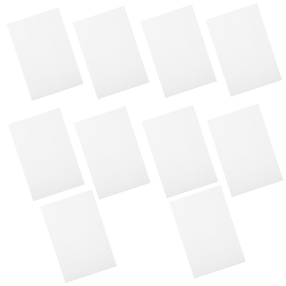 HEMOTON Portable Heat Shrink Sheets for DIY Crafts Made of PVC White Color 10pcs