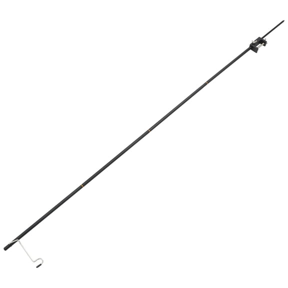 HEMOTON  Portable Lamp Holder Bracket Pole Camping Torch Hanging Black