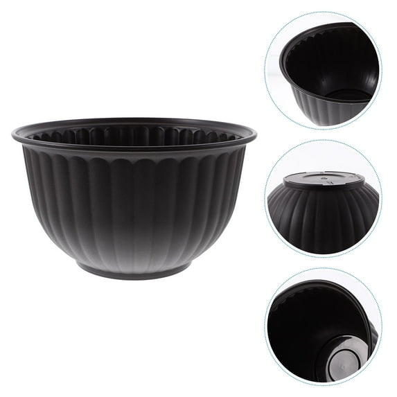 HEMOTON Pot Nursery Decor Indoor Pots for Plants Planter Office Black