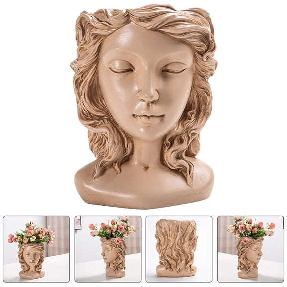 HEMOTON Pots for Indoor Plants Succulent Flower Miss Girl