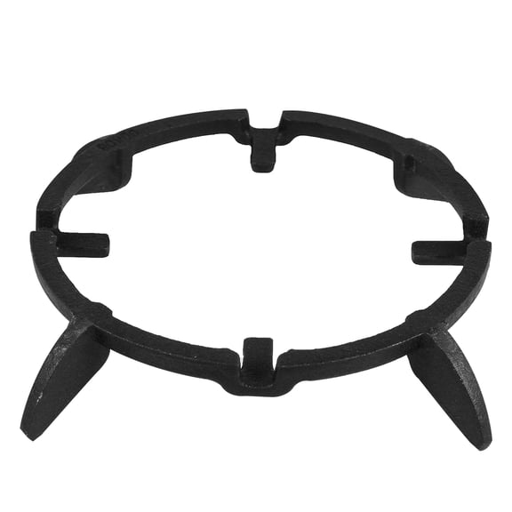 HEMOTON Practical Gas Stove Rack for Home Kitchen Accessories Iron Stand Black Color 1pc