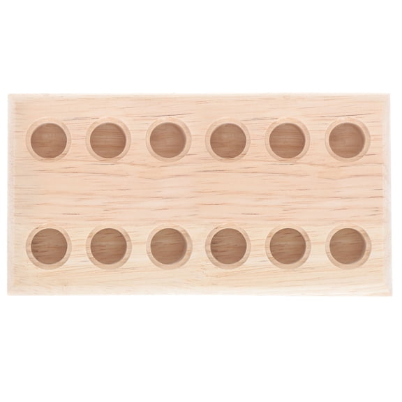 SOPOTUTU Simple Beige Wood Pliers Base Perfect for Organizing Long Nose Pliers and Store Tools
