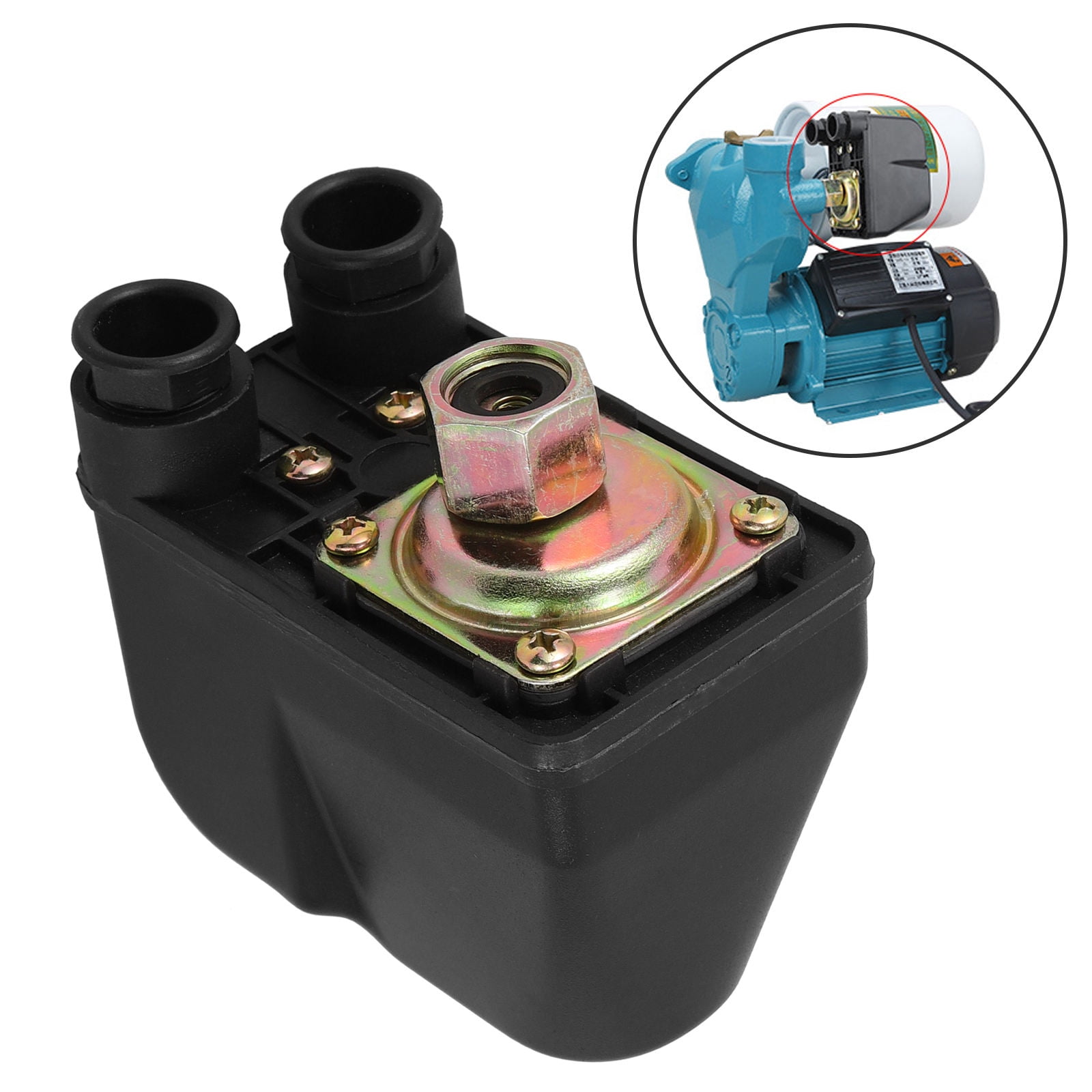 GANAZONO Stainless Steel Replacement Water Pump Core - 8.5x8.5x18cm Pitcher Pump Part For Easy Home Installation