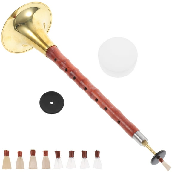 HEMOTON Professional Rosewood Suona Wind Instrument for Beginners and Professionals, Assorted Color, Metal Material