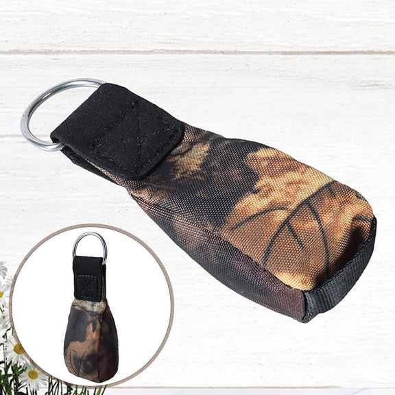 HEMOTON Professional Throwing Ropes Bag for Rock Climbing Durable Stainless Steel and Oxford Cloth