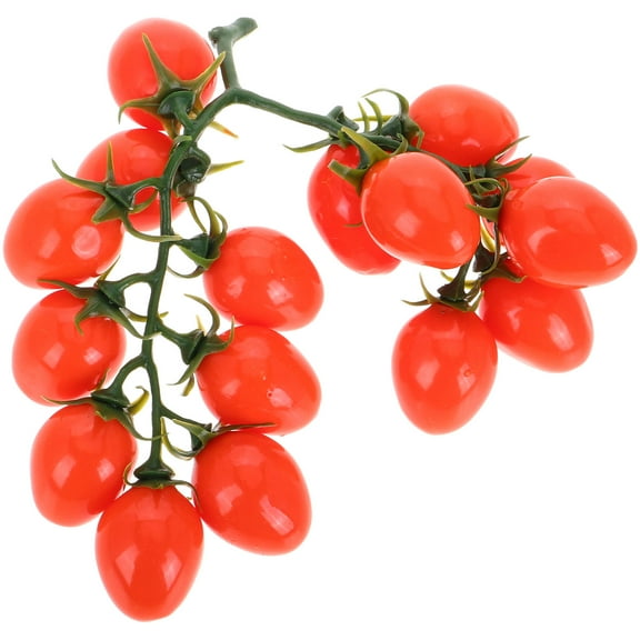 Hytrove Mini Artificial Tomato Cherry Tomatoes Plastic 1Set Home Use