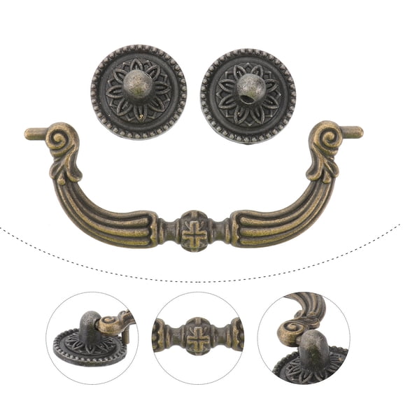 HEMOTON Pulls for Cabinets Vintage Bronze Sweet Handle Stylish Furniture