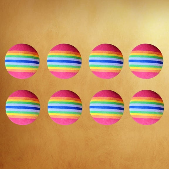 HEMOTON Rainbow EVA Training Ball for Golf Practice Soft Lightweight Flexible 38mm