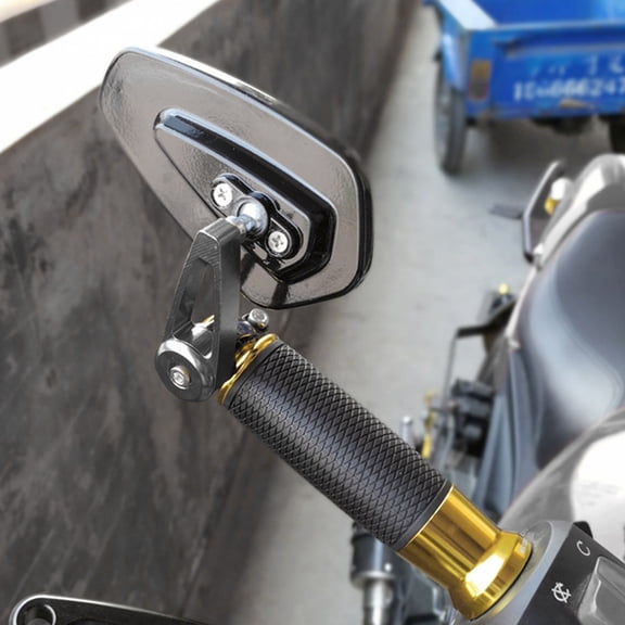 HEMOTON Motorcycle Rearview Mirror with Modified Handlebar Reversing Mirrors for Safe Riding and Enhanced Visibility