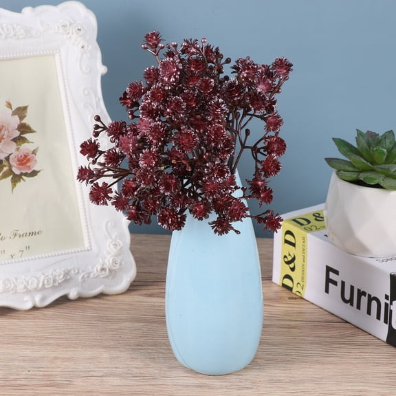 HEMOTON  Red Fake Flowers for Decoration Artificial Free Shipping