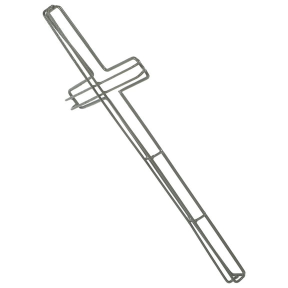 HEMOTON  Religious Wreath Frame Cross Form Christmas Garland Decorations Black