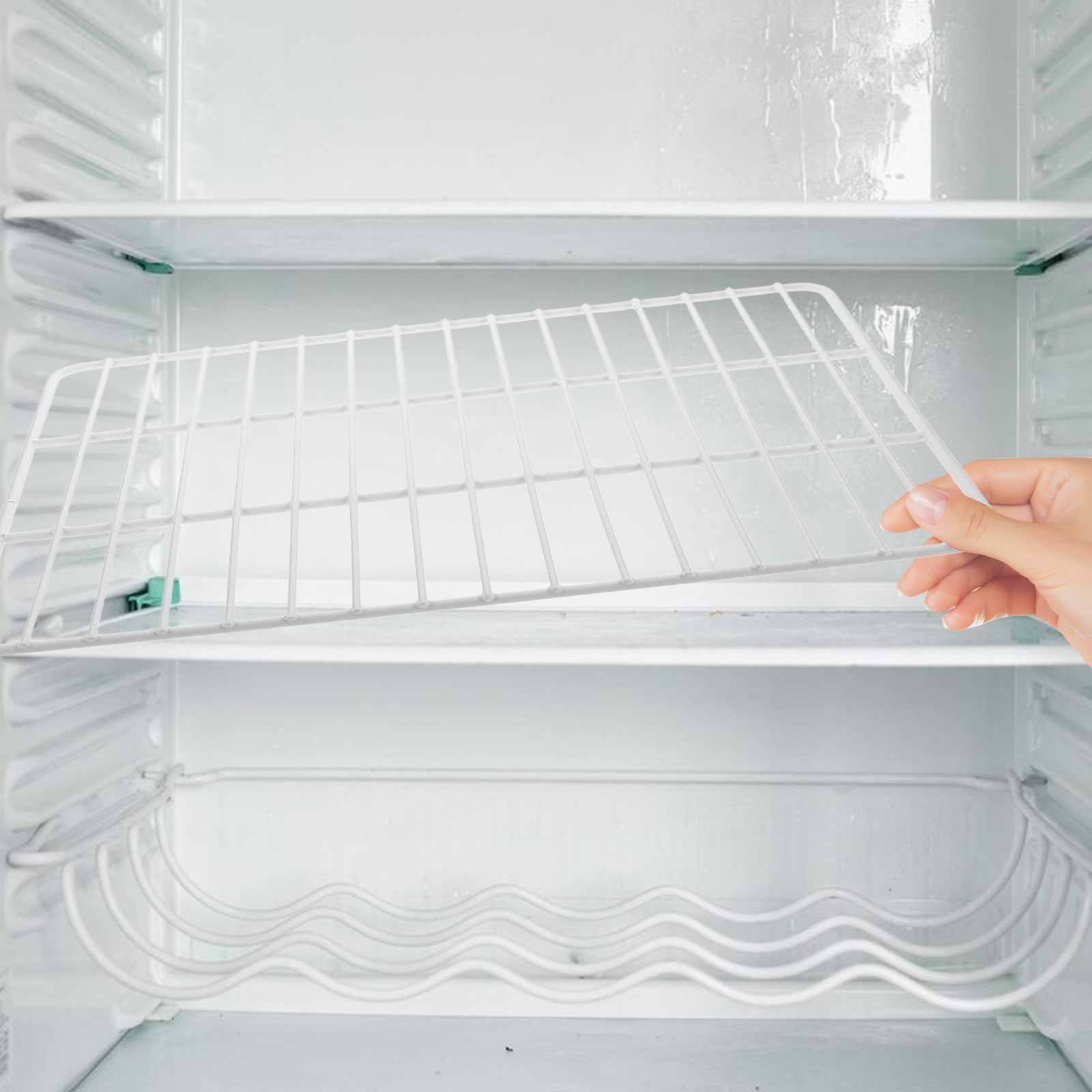 HEMOTON  Replacement Shelf for Fridge Commercial Freezer Shelves White