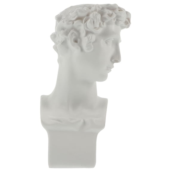 HEMOTON Retro Statue Ornaments White Vase Vintage Decor Decoration