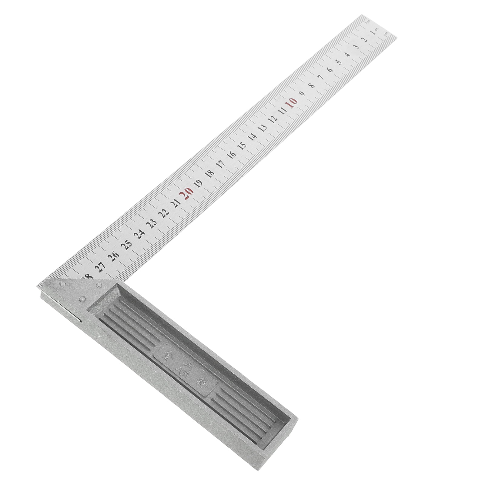 DEEPCRAFF Woodworking Marking Ruler Metal Silver for Carpenter 1Pcs 11 ...