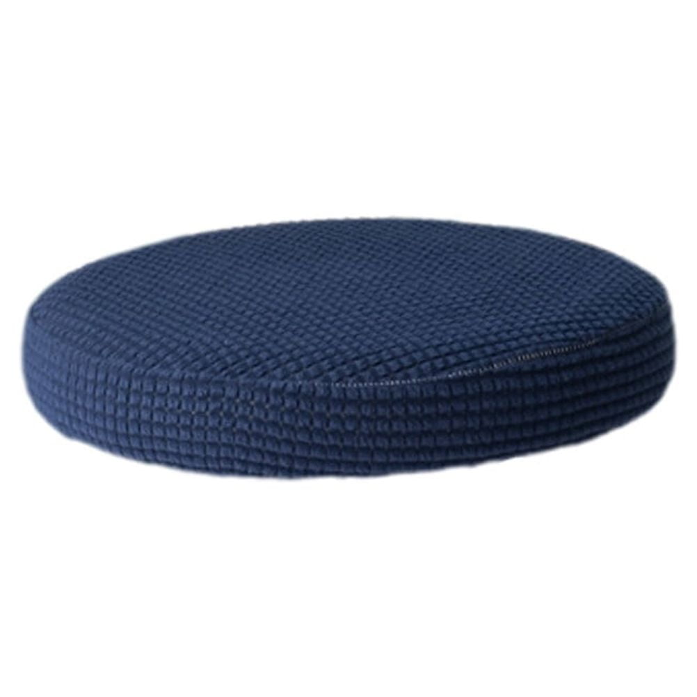 HEMOTON Round Bar Stool Cushion Elastic Stretchy Seat Protective Case Removable Chair Cover