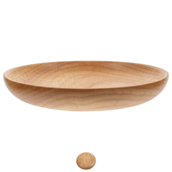 SOPOTUTU Beige Wooden Serving Platter - Leak Resistant, Cut Resistant, Kitchen Tray for Food Presentation