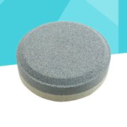 EXHUMKY Round Sharpening Stone Grey Double-Sided Portable Sharpener