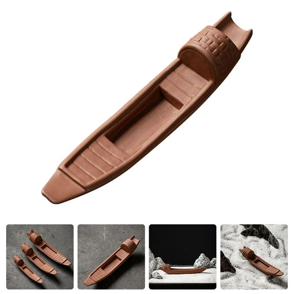 HEMOTON Rowboat Small Ornaments Office Desk Decoration Miniature Model