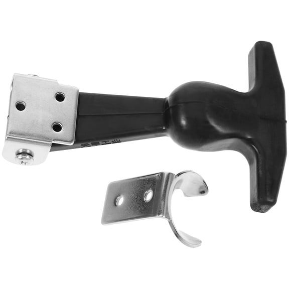 HEMOTON Rubber T-handle Hasp Car Hood Catch Flexible T-handle Draw Latch for Toolboxes