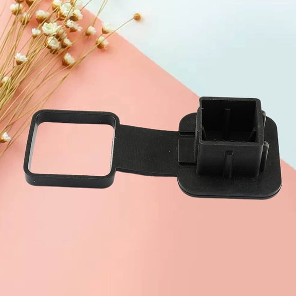 HEMOTON Rubber Trailer Tube Protector Insert Tow Trailer Hitch Cover Car Accessories for 18 Inch Receivers (Black)