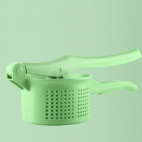 HEMOTON  Sainless Steel Potato Ricer Handheld Presser Masher Baby Green