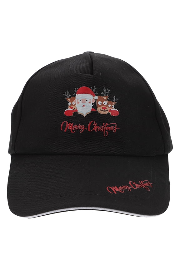 Santa Claus Pattern Baseball Cap Hat for Men and Women Dad Style