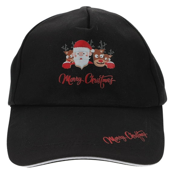 HEMOTON Santa Claus Pattern Baseball Cap Hat for Men and Women Dad Style