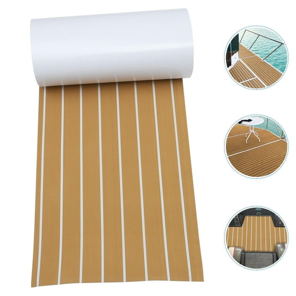 Hytrove EVA Boat Decking Roll Non Slip Durable for Boat Yacht 94.32X17.68 Inch