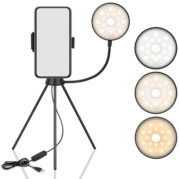 HEMOTON Selfie for LED Fill Light Fill Light with Tripod Travel 18X30CM