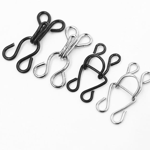 HEMOTON  Sewing Closure Pants Hook Clothing Hooks Accessory Buckle Key