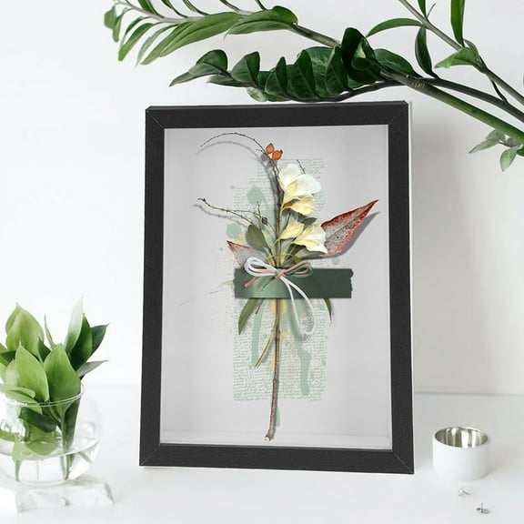 HEMOTON Shadow Storage Box Frame Photo Frame Specimens Dried Flowers Display Box