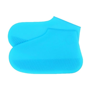 HEMOTON Silicone Waterproof Reusable Rain Shoes Covers for Camping with Slip-resistant Design 1 Pair Size S