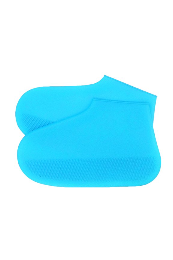 HEMOTON Silicone Waterproof Reusable Rain Shoes Covers for Camping with Slip-resistant Design 1 Pair Size S