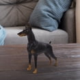 thumbnail image 1 of HEMOTON Simulated Doberman Pinscher Lifelike Dog Statue Child 16.30X15.20X4.80CM Black, 1 of 8
