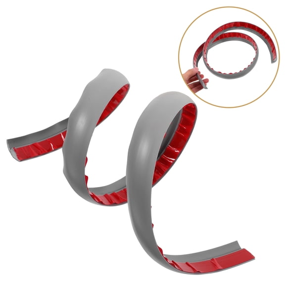 EXHUMKY Self Adhesive Grey Floor Transition p for Hardwood and Carpet Edging Trim