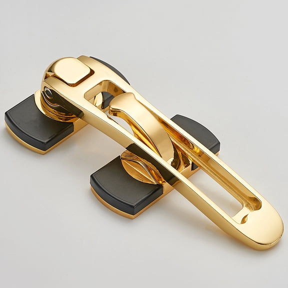 ORDDIART Zinc Alloy Door Lock Chain for Home Security, Golden Finish, 1 Piece, 6.2 x 5.1 Inches