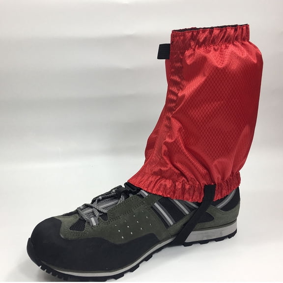 HEMOTON  Snow Foot Cover Outdoor Trail Waterproof Shoe Covers Skiing Accessories Work Man Red