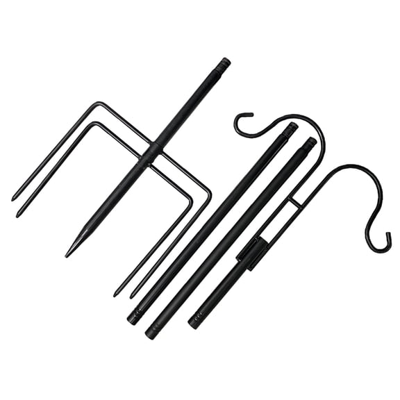 HEMOTON  Solar Light Garden Ornaments Outdoor Lamps Hook Multi-functional Man