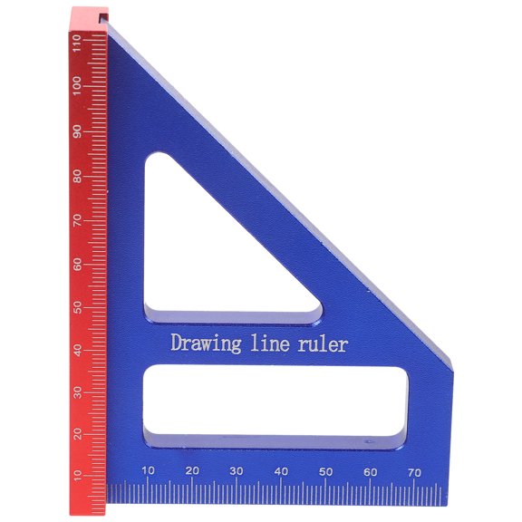 HEMOTON Square Adjustable Ruler Woodworking 11.20X8.50X7.90CM