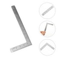 thumbnail image 1 of HEMOTON  Stainless Steel Angle Ruler Right Carpenters Carpentry Tools, 1 of 8