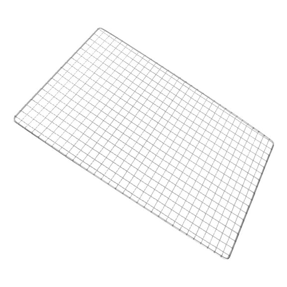 HEMOTON Stainless Steel Basket Mesh Net for Barbecue Grilling Outdoor Cooking Tool