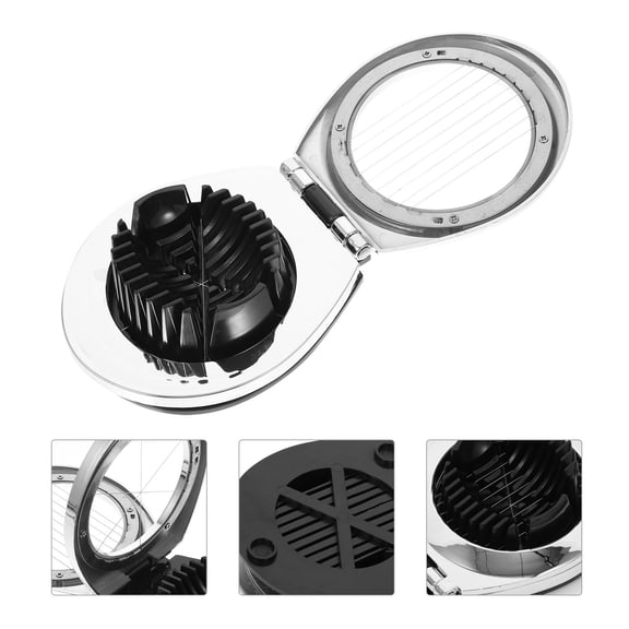 HEMOTON Stainless Steel Egg Cutter Egg Slicer Multipurpose Wire Egg Slicer for Cutting Boiled Eggs